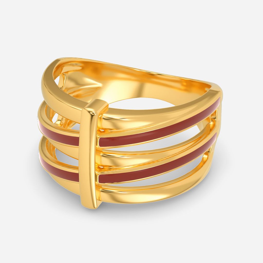 The Aviator Club Gold Rings alternate view 2