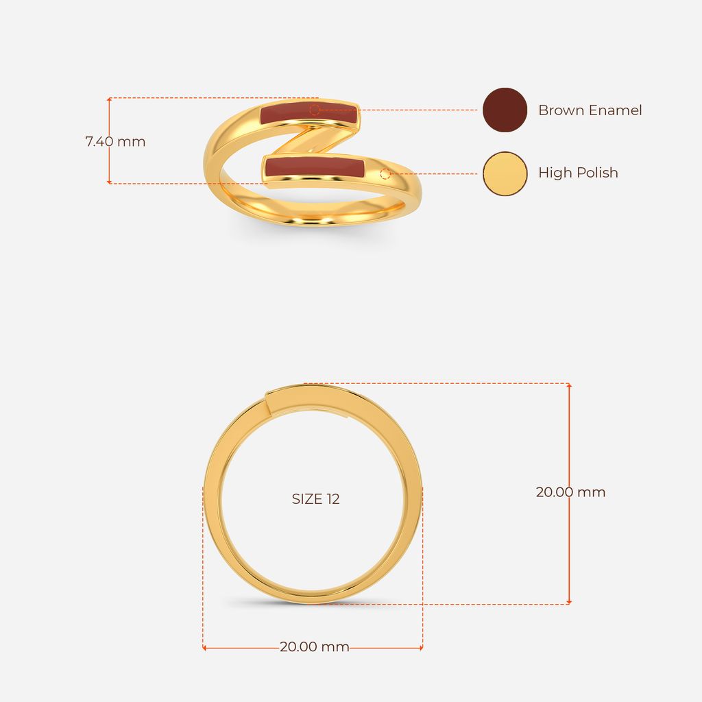 Dash O Caramel Gold Rings image