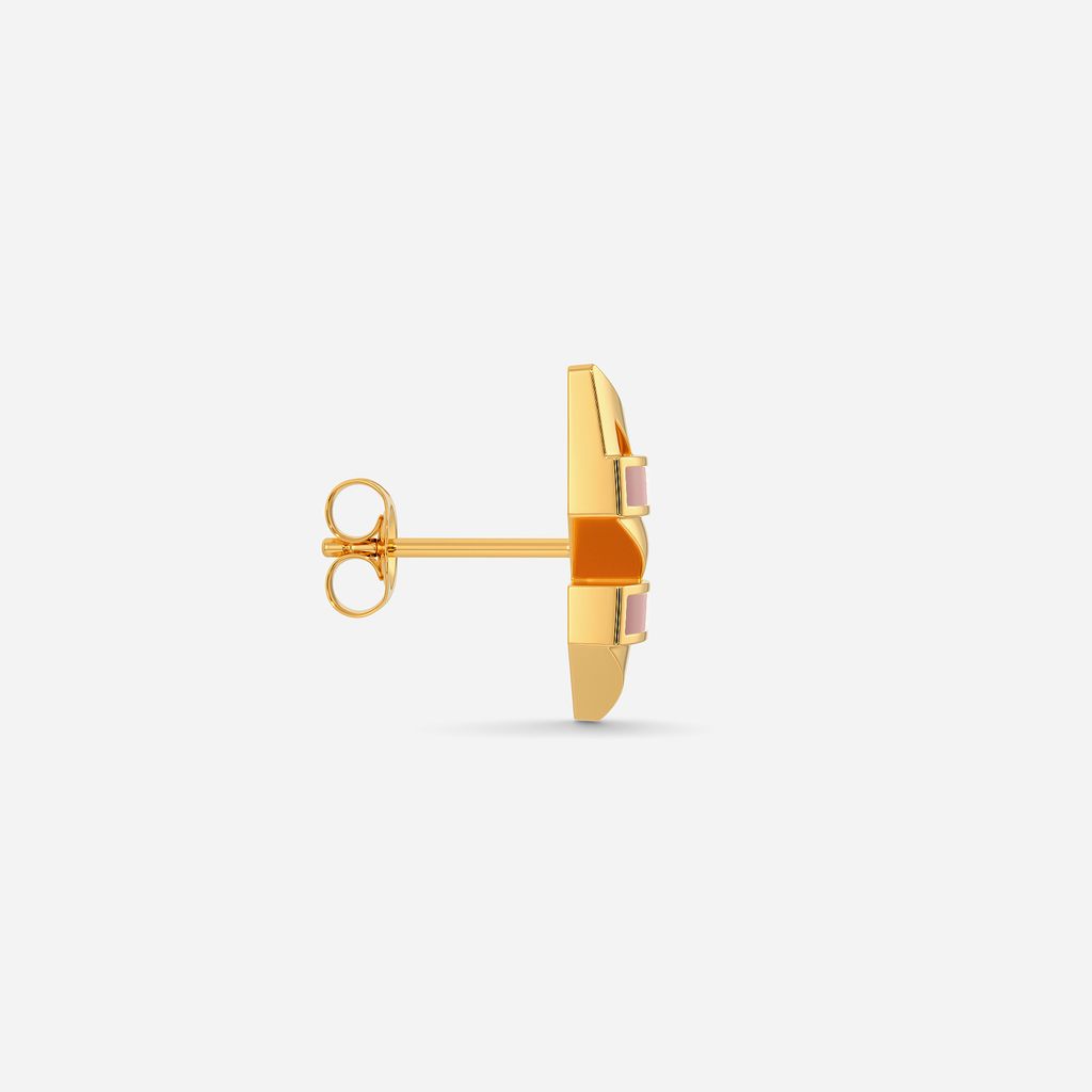 Dash O Caramel Gold Earrings