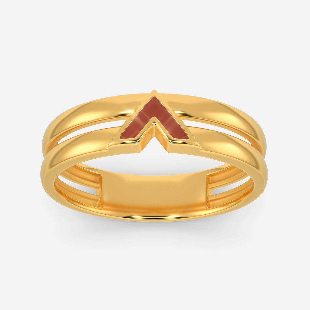 The Leather Land Gold Rings alternate view 3