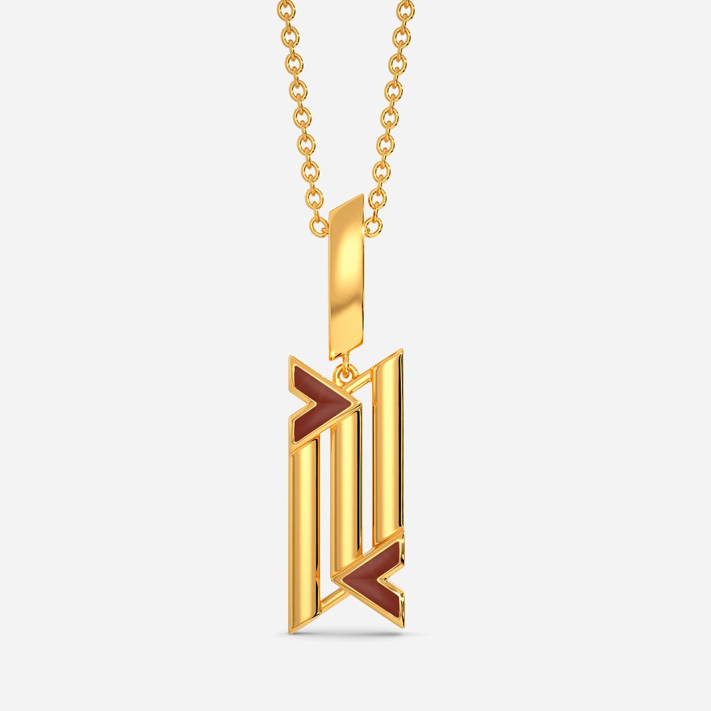 The Leather Land Gold Pendants