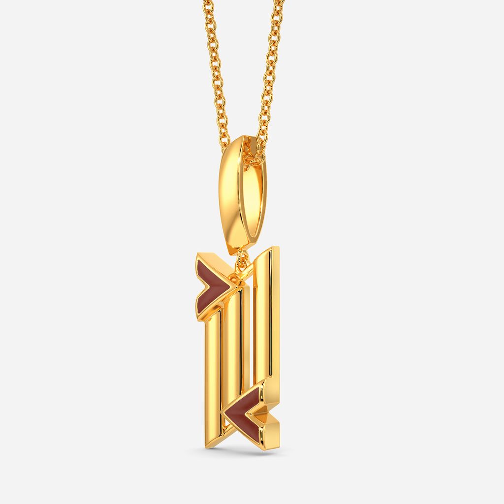The Leather Land Gold Pendants