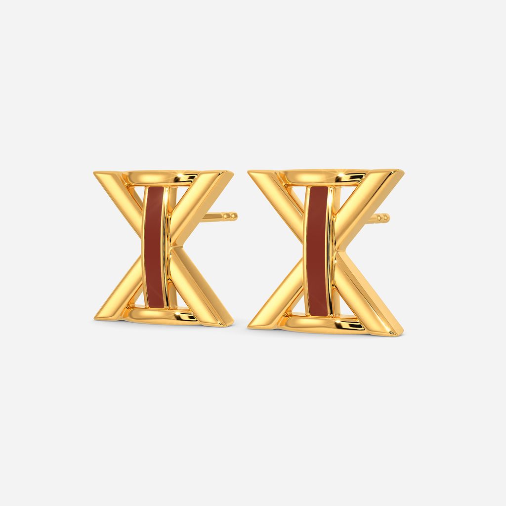 Pecan Power Gold Earrings