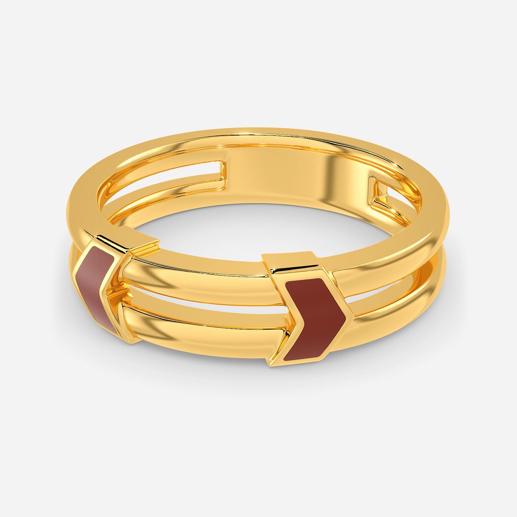 Tawny Trips Gold Rings alternate view 2