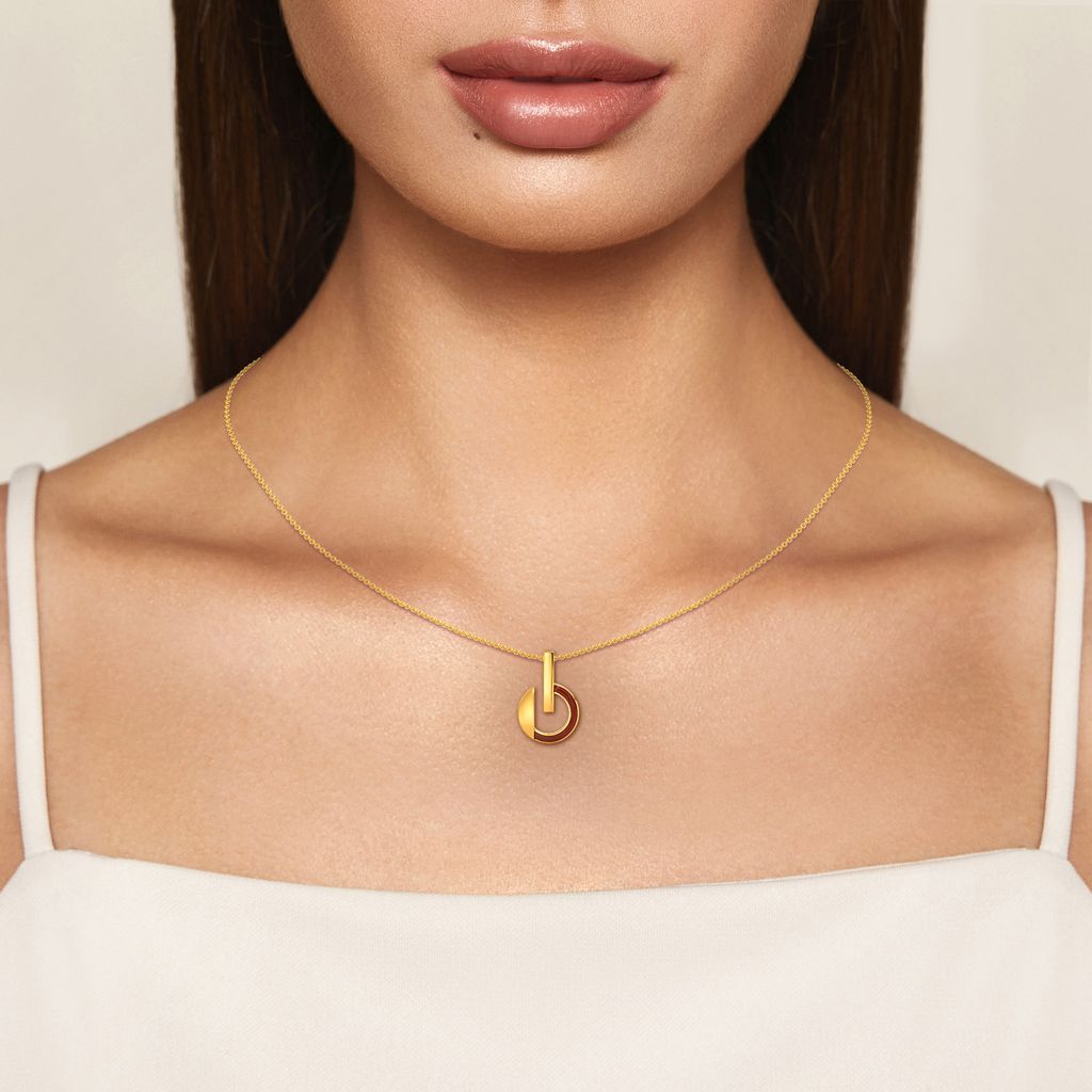 Cool in Coffee Gold Pendants
