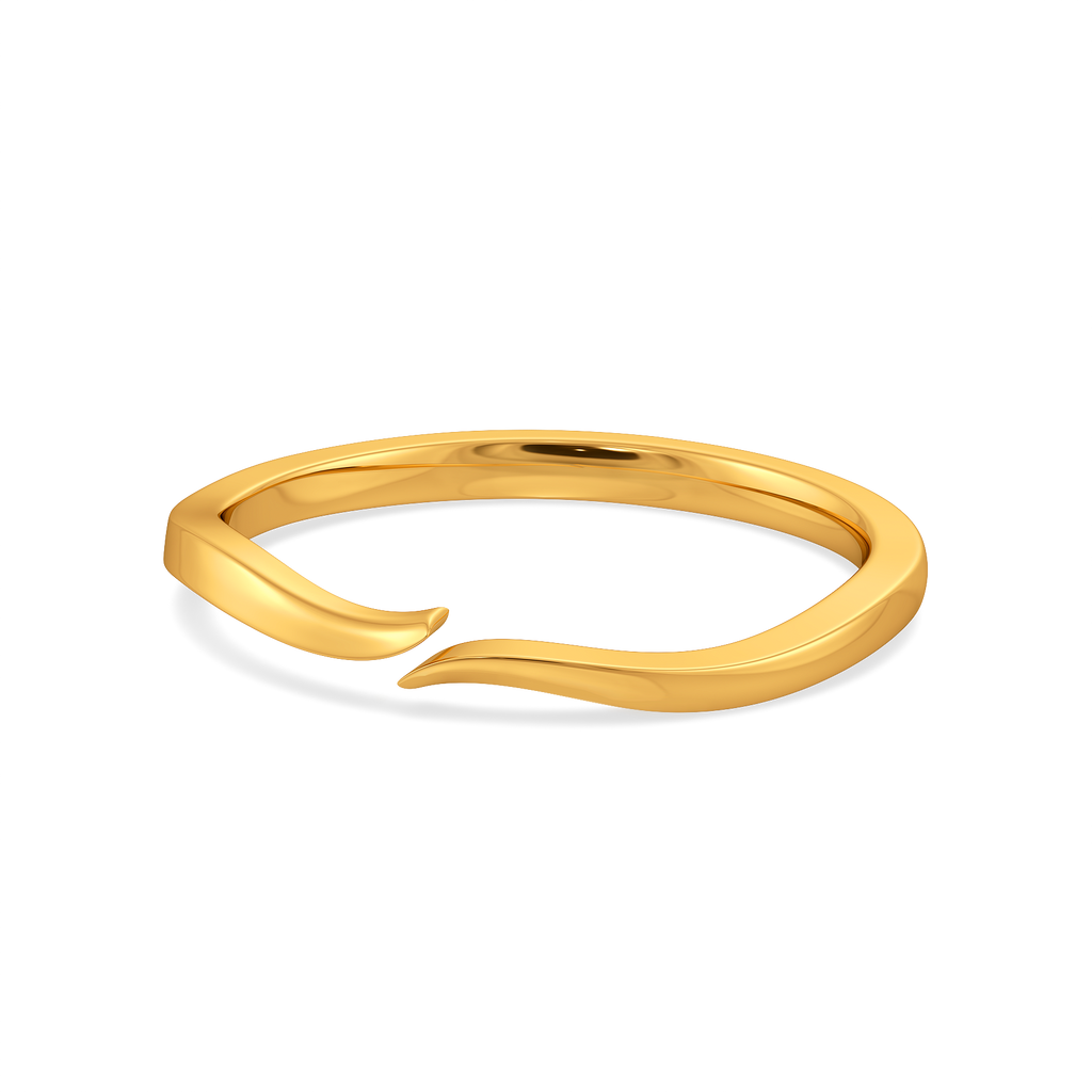 Dreamy Feathers Gold Rings alternate view 2