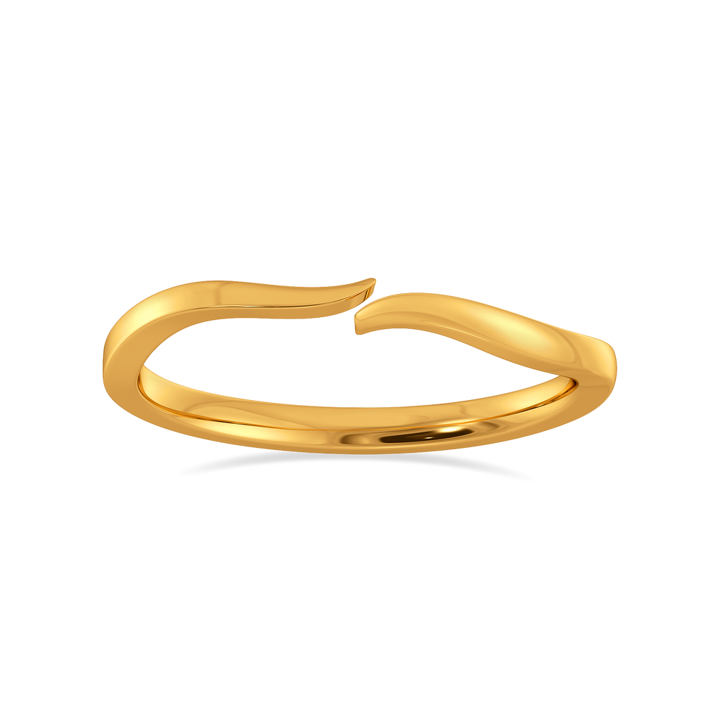 Dreamy Feathers Gold Rings alternate view 3