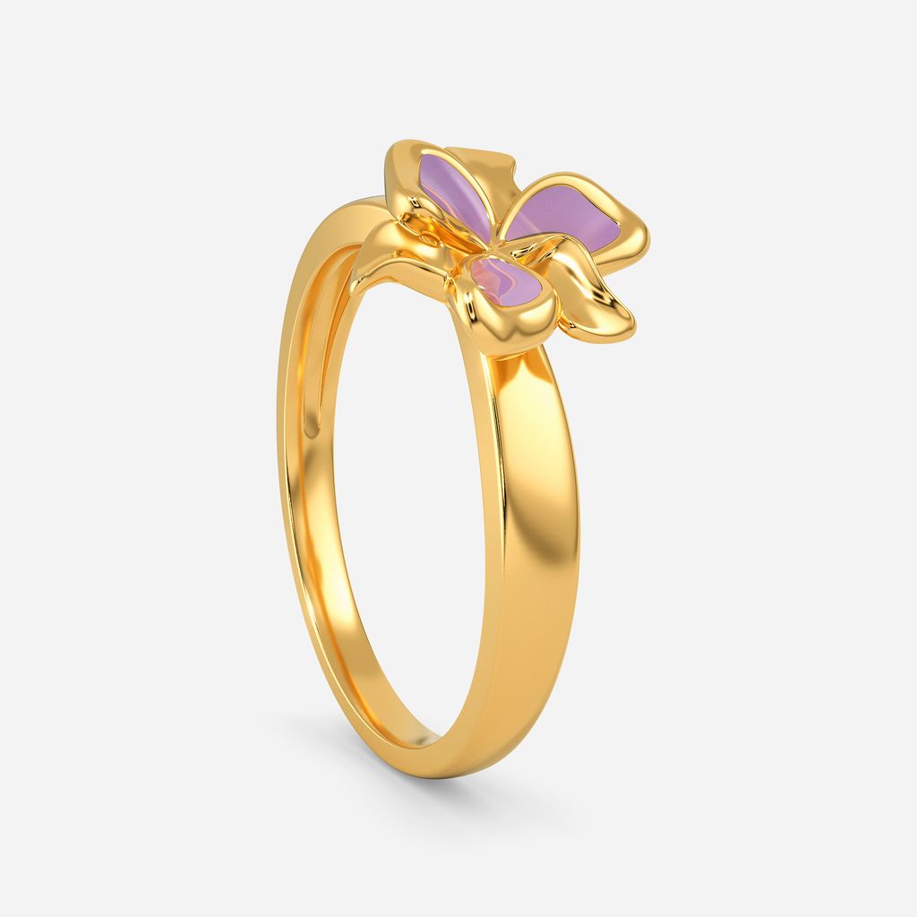 Lilac Breeze Gold Rings image