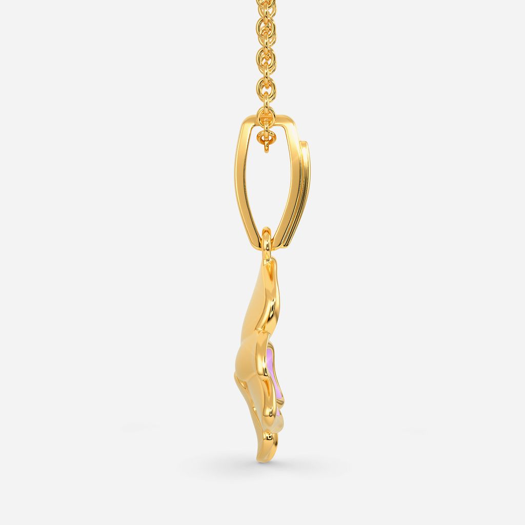 Lilac Breeze Gold Pendants