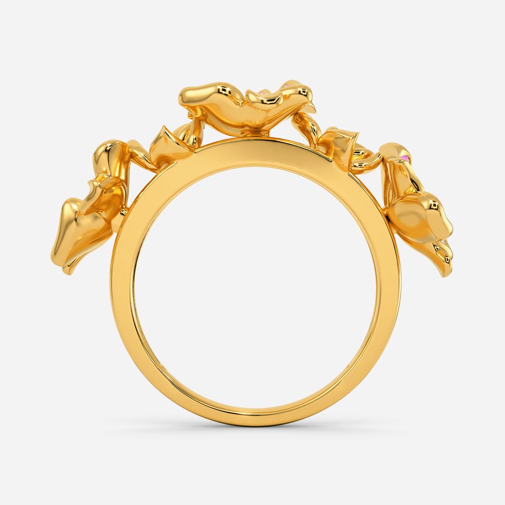 Love O Lilac Gold Rings image