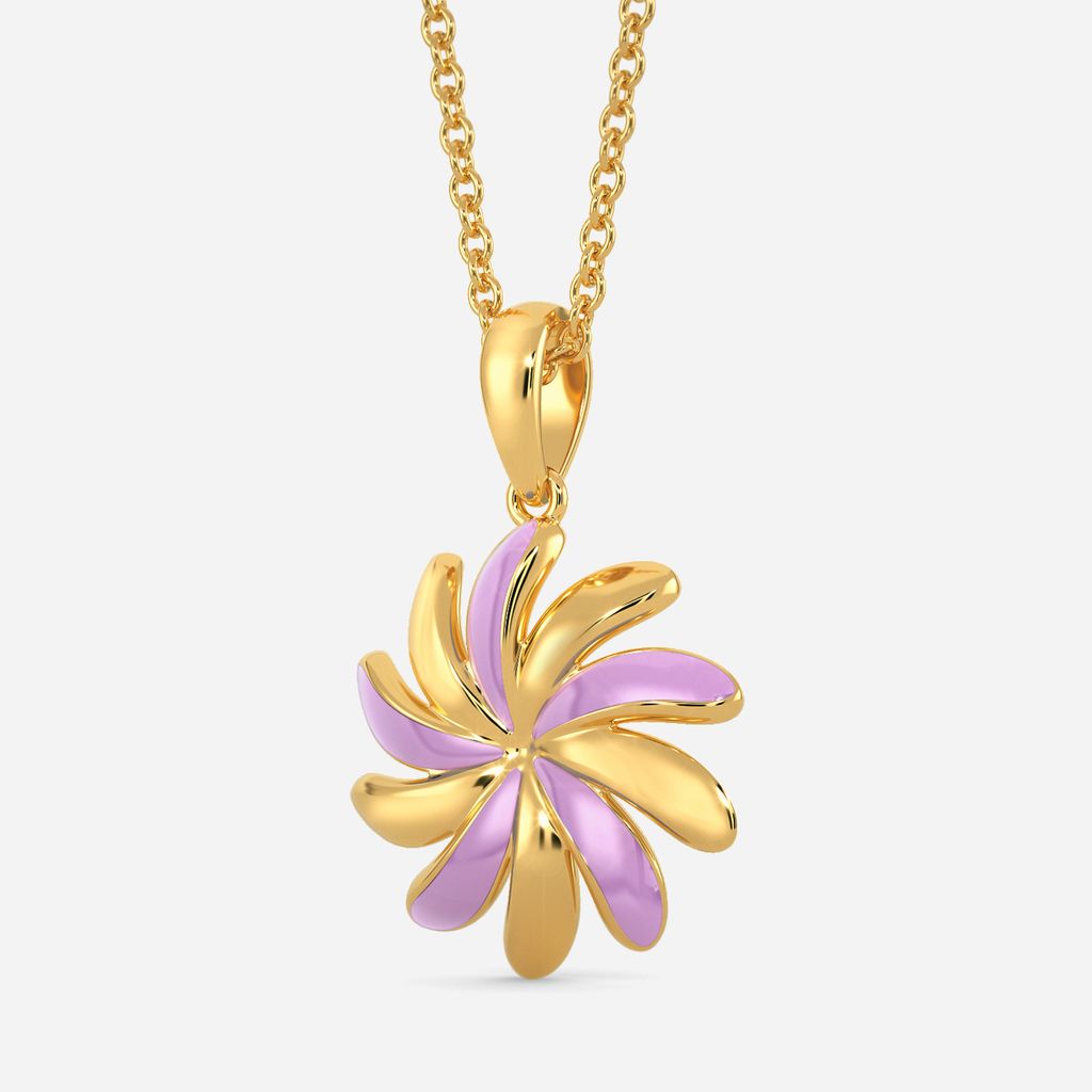 Simply Lilac Gold Pendants