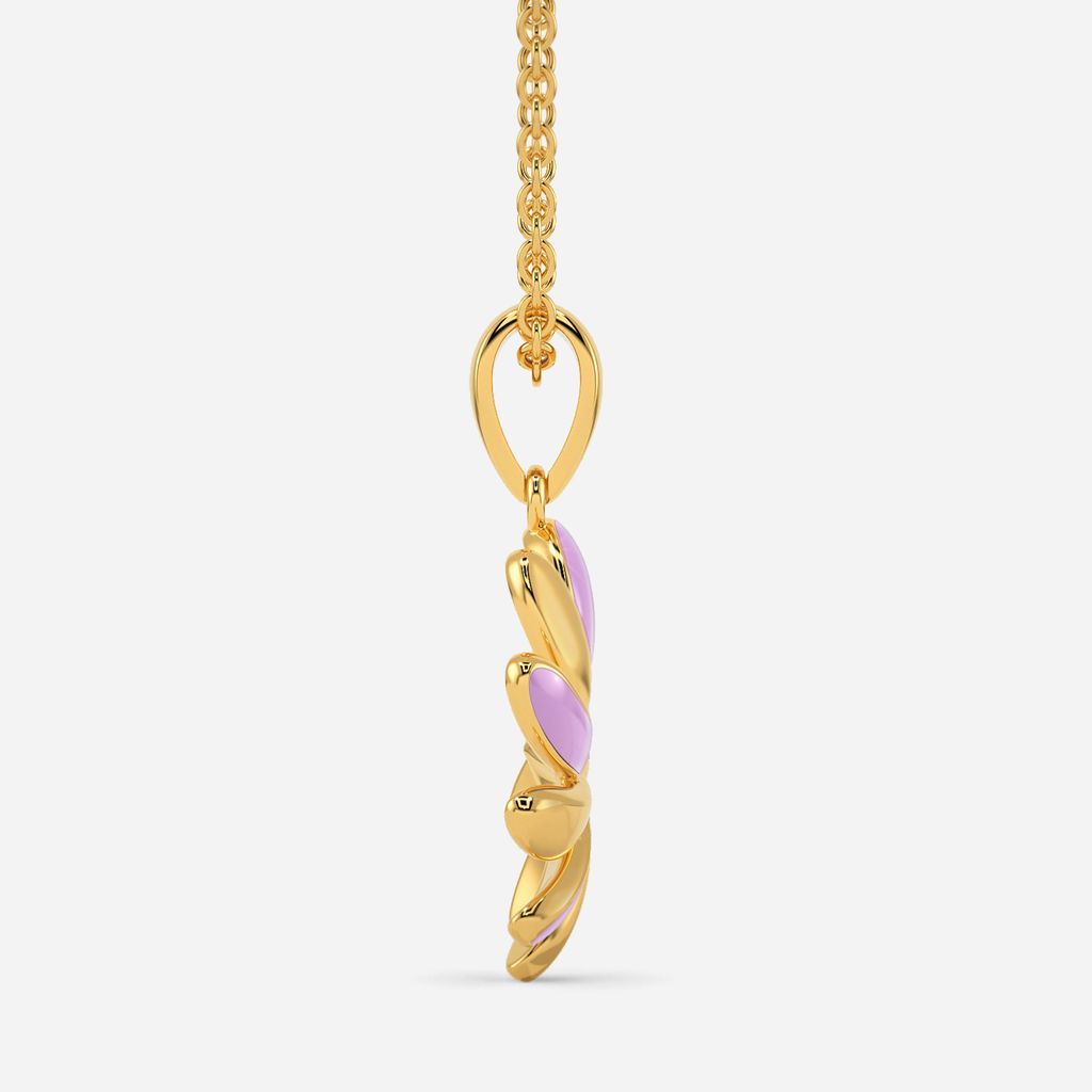 Simply Lilac Gold Pendants