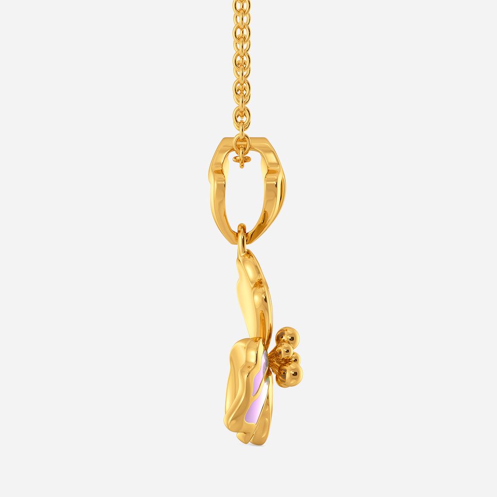 Blooming Lilac Gold Pendants