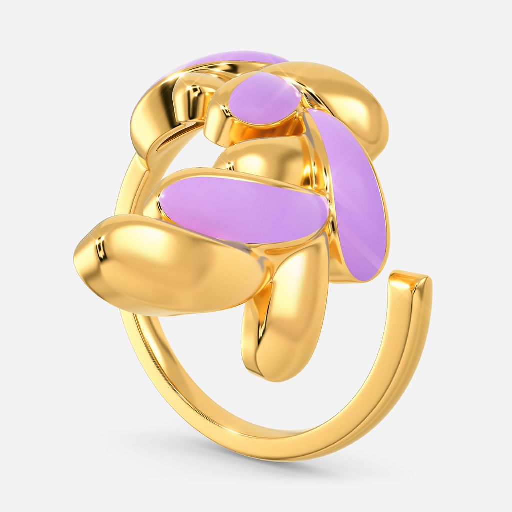 My Kinda Lilac Gold Rings image