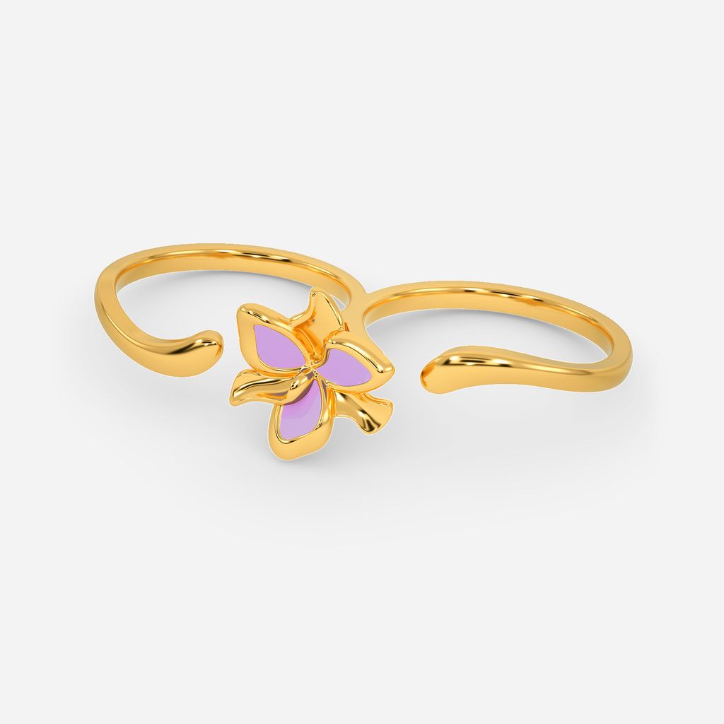Work It Lilac Gold Rings alternate view 2