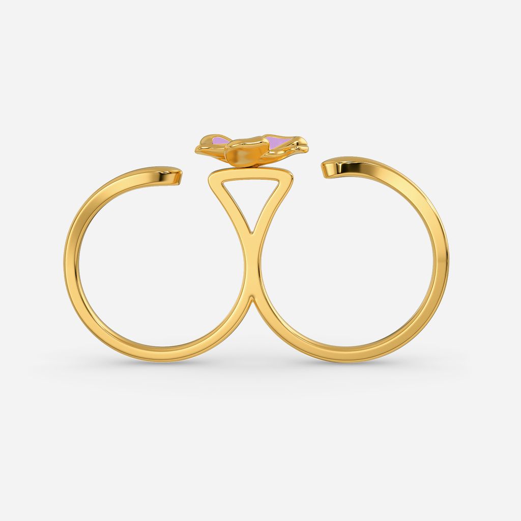 Work It Lilac Gold Rings image