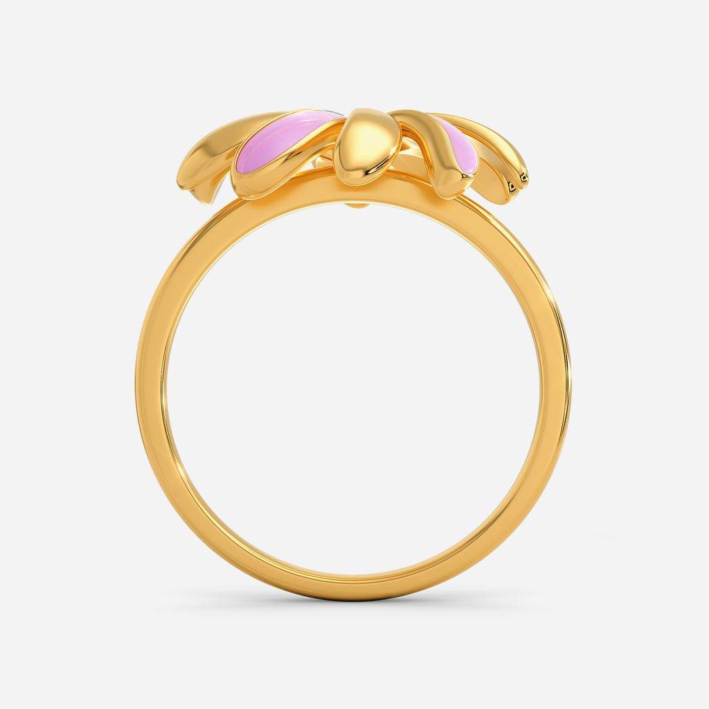 Colour Me Lilac Gold Rings image