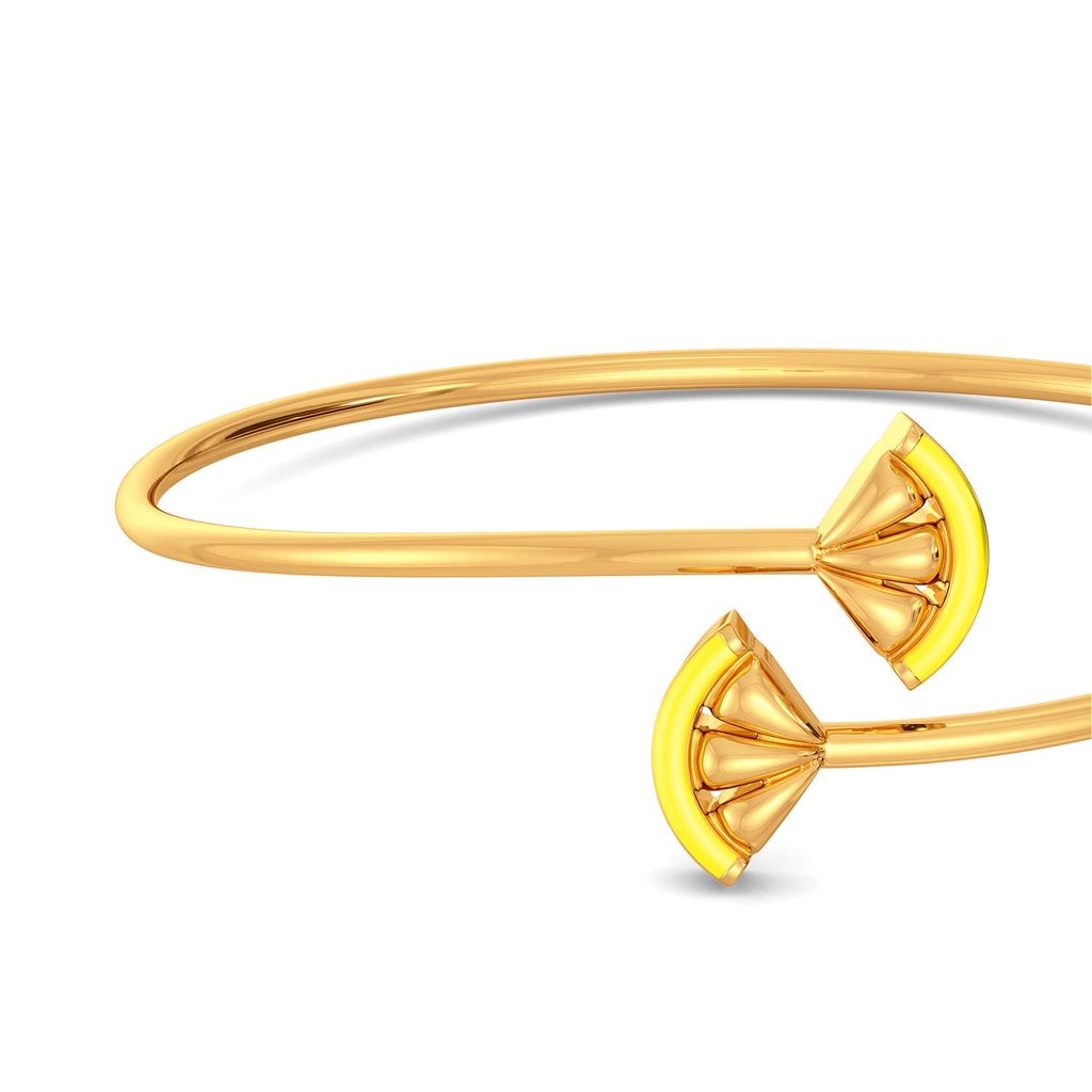 Citrus Limetta Gold Bangles