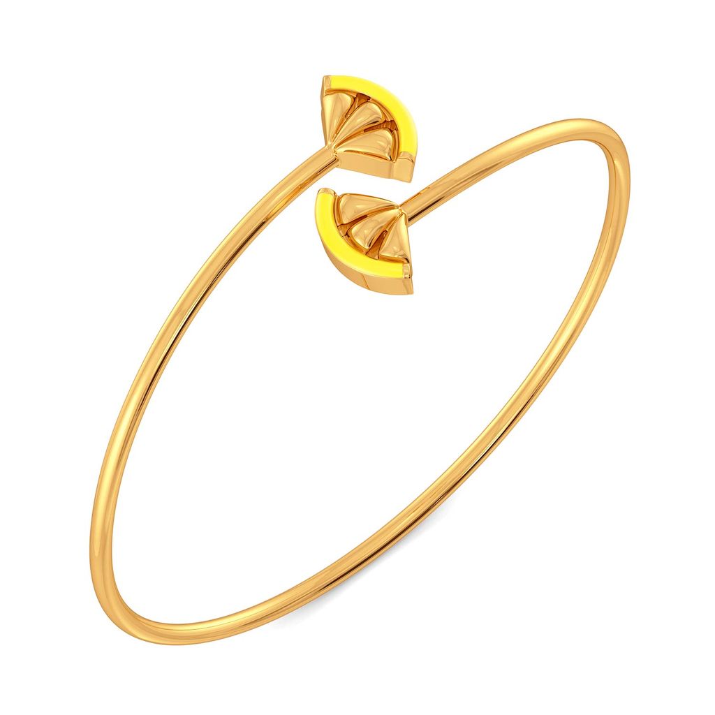 Citrus Limetta Gold Bangles
