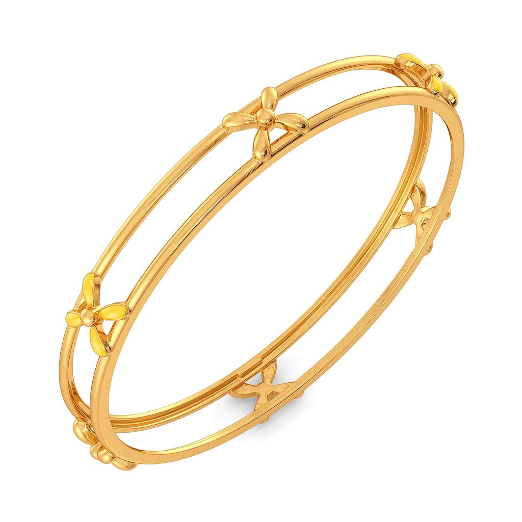 Spring A Bling Gold Bangles