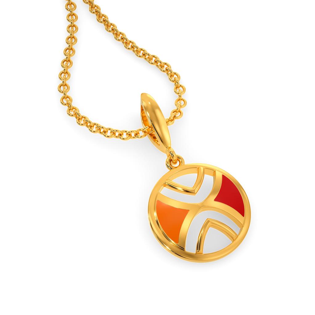 Colour Dop Gold Pendants