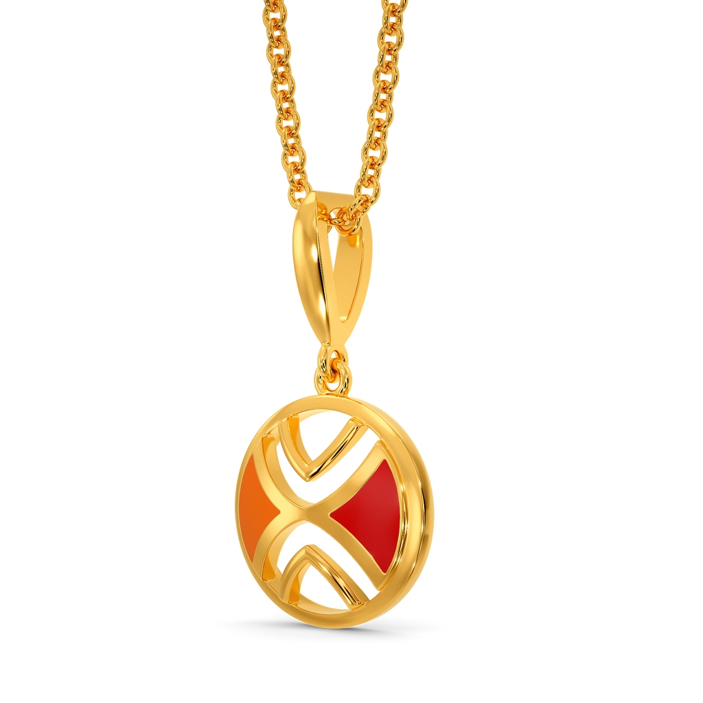 Colour Dop Gold Pendants