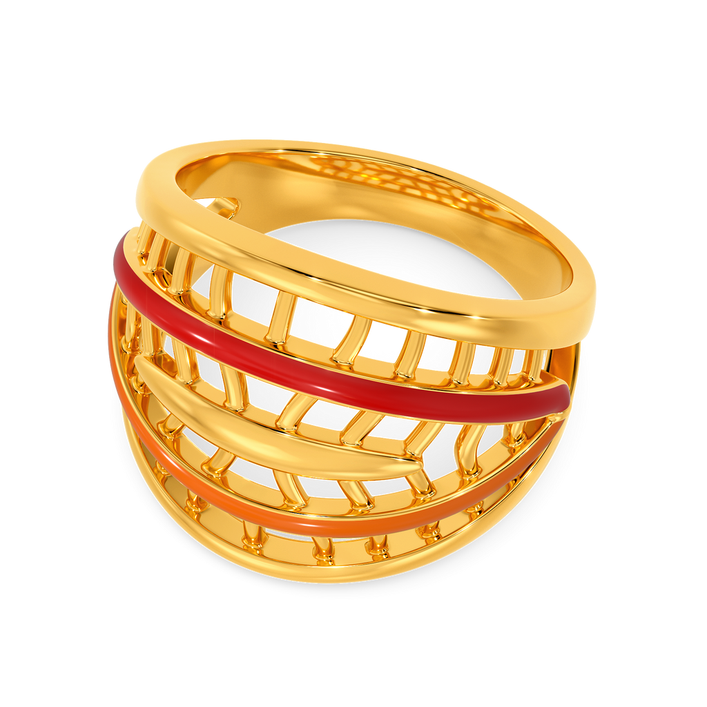Hip Pop Gold Rings alternate view 3