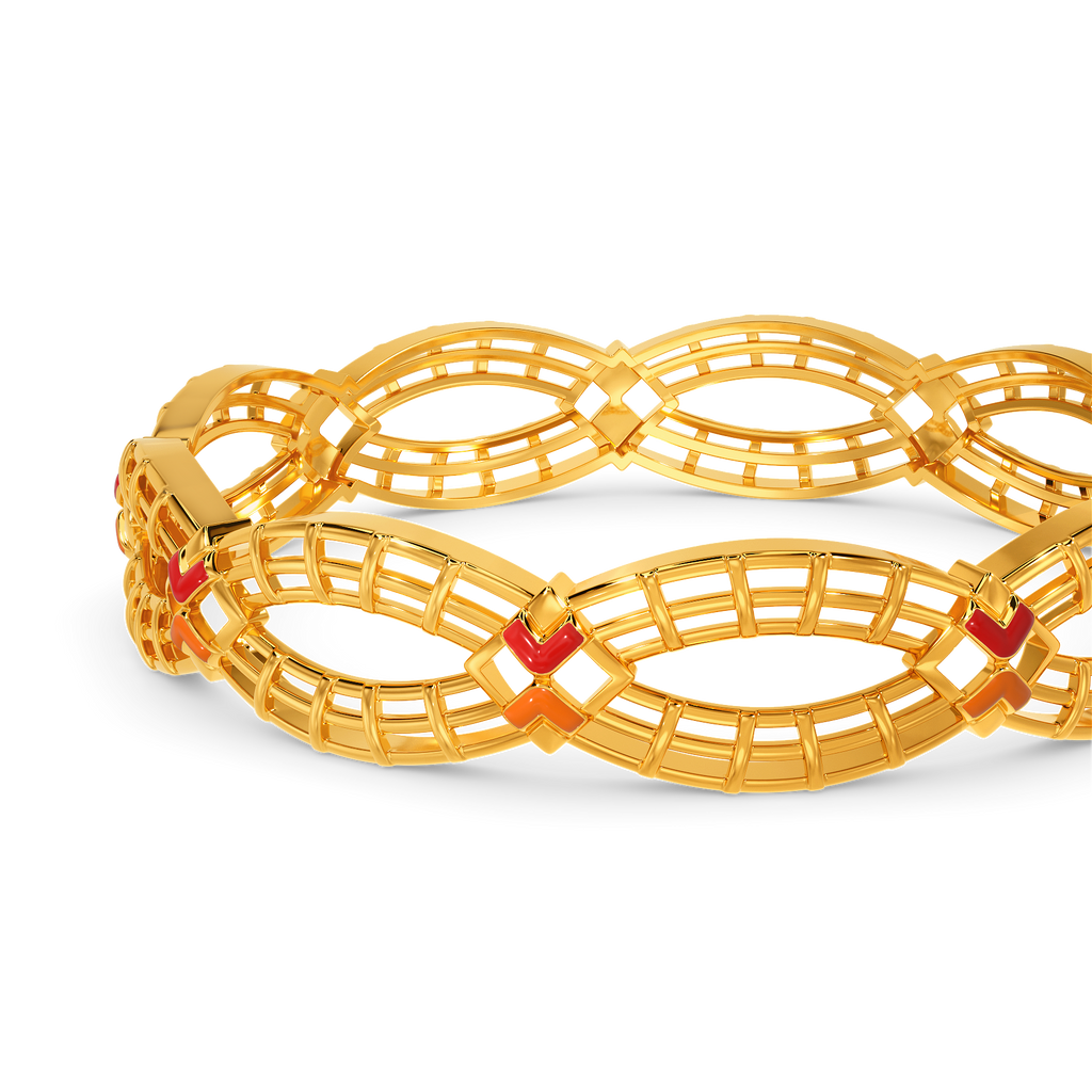 Hip Pop Gold Bangles