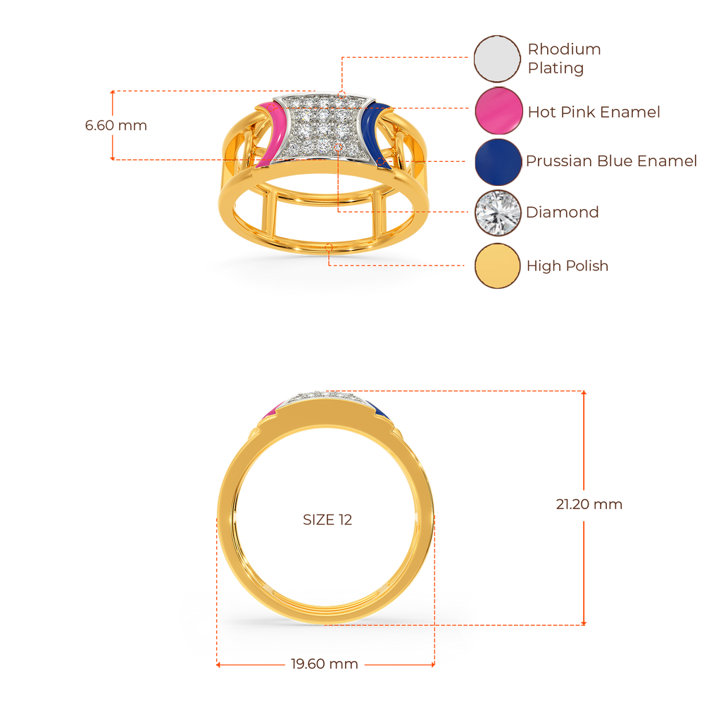 Glam Dust Diamond Rings image