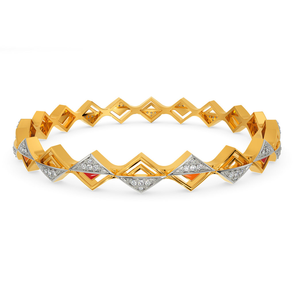 Colour Hub Diamond Bangles