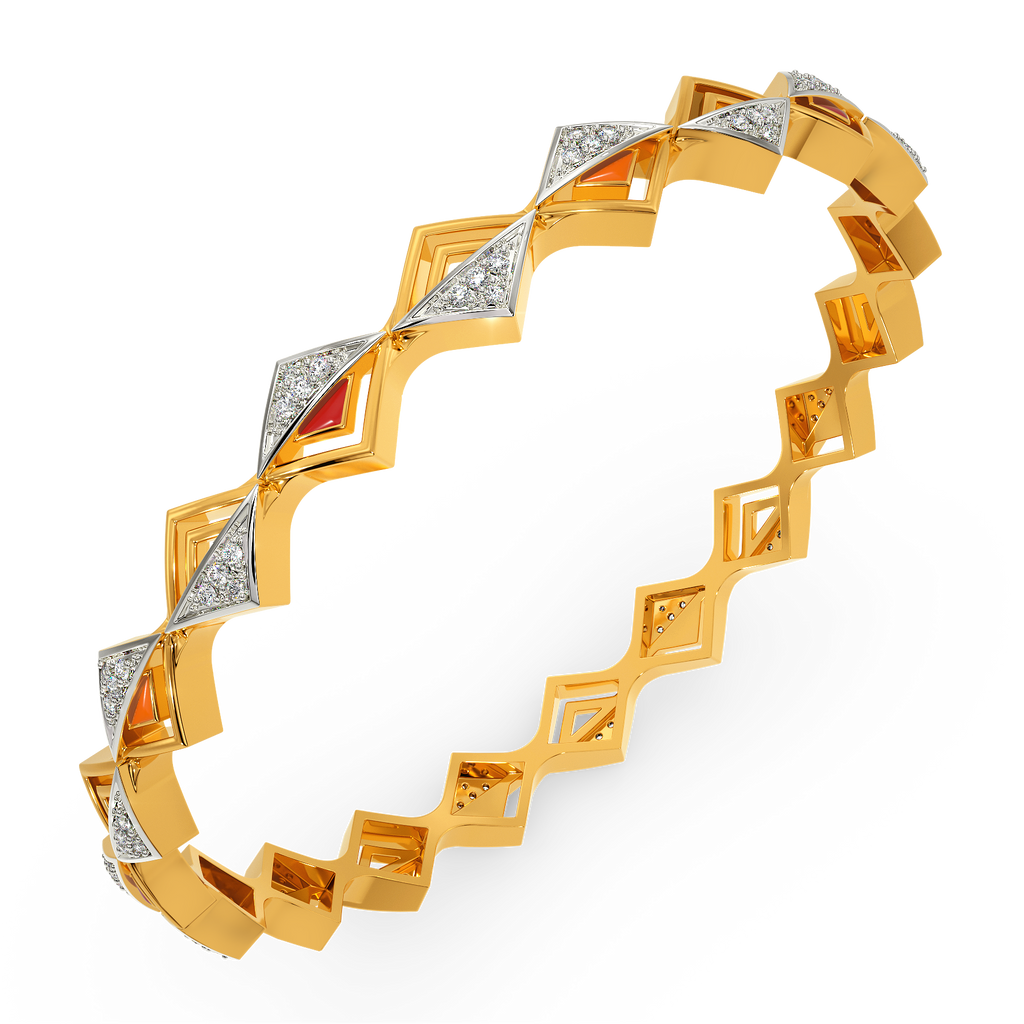 Colour Hub Diamond Bangles