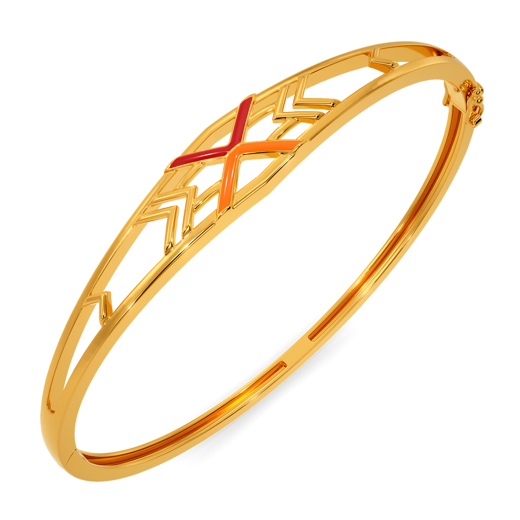 Enchanting Summer Gold Bangles