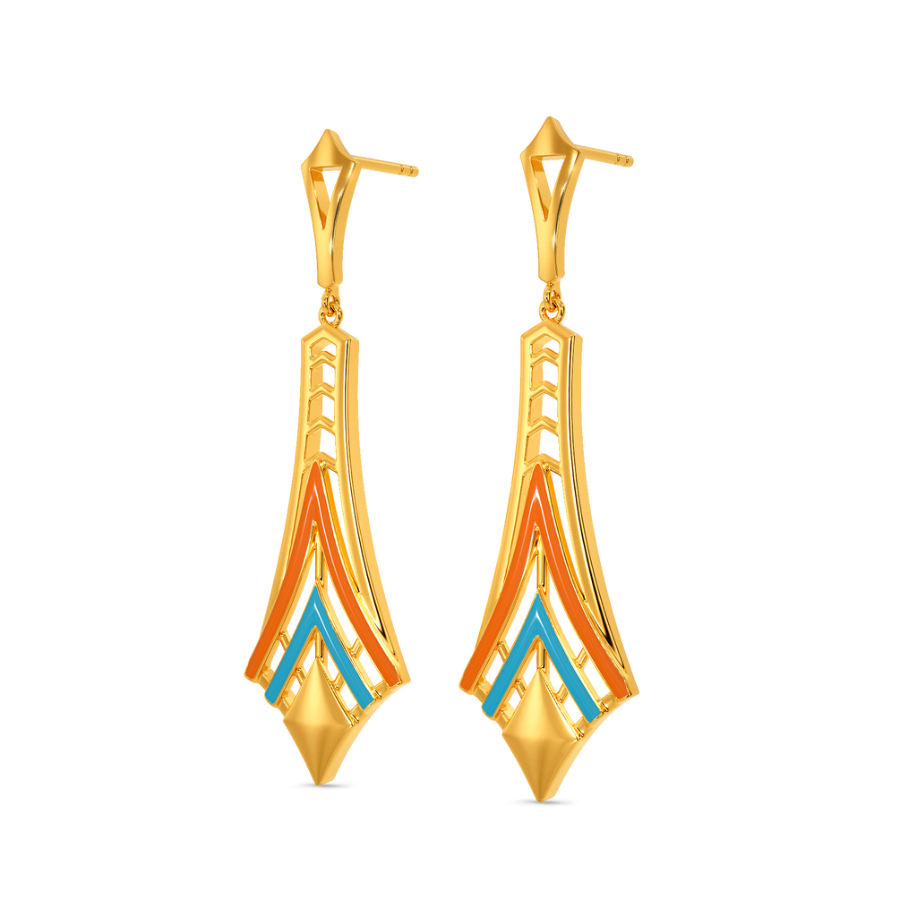 Summer Gleam Gold Earrings