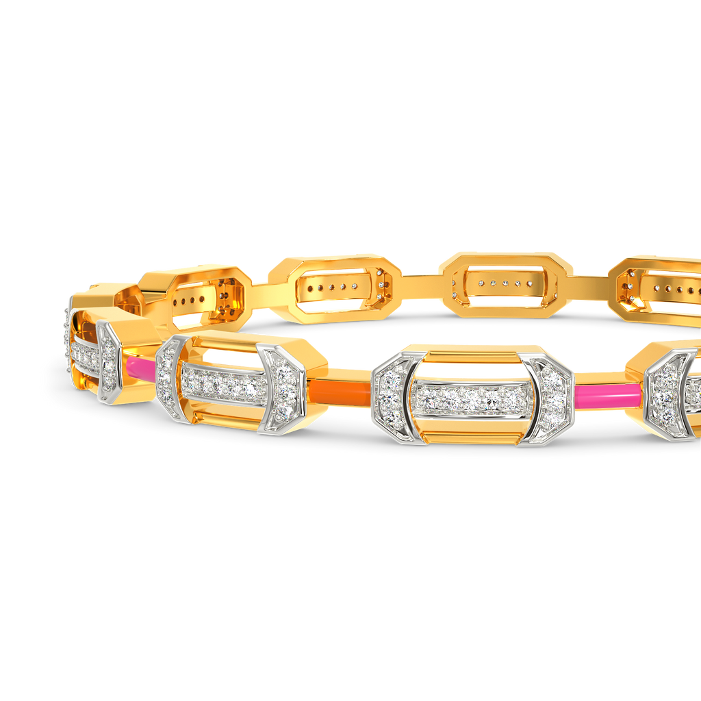 Colour Drama Diamond Bangles