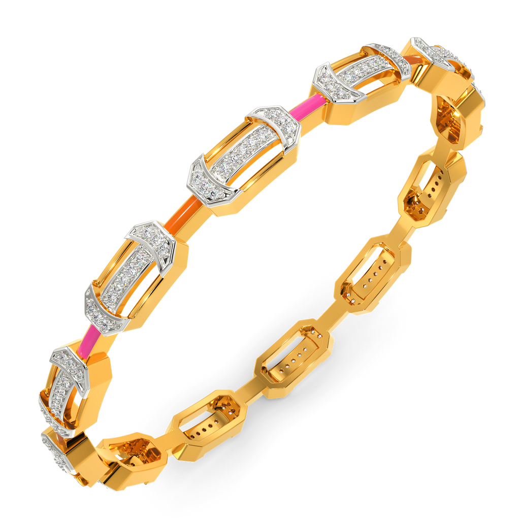 Colour Drama Diamond Bangles