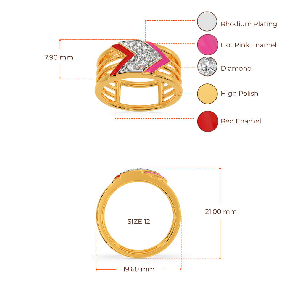 Crusin In Pink Diamond Rings image
