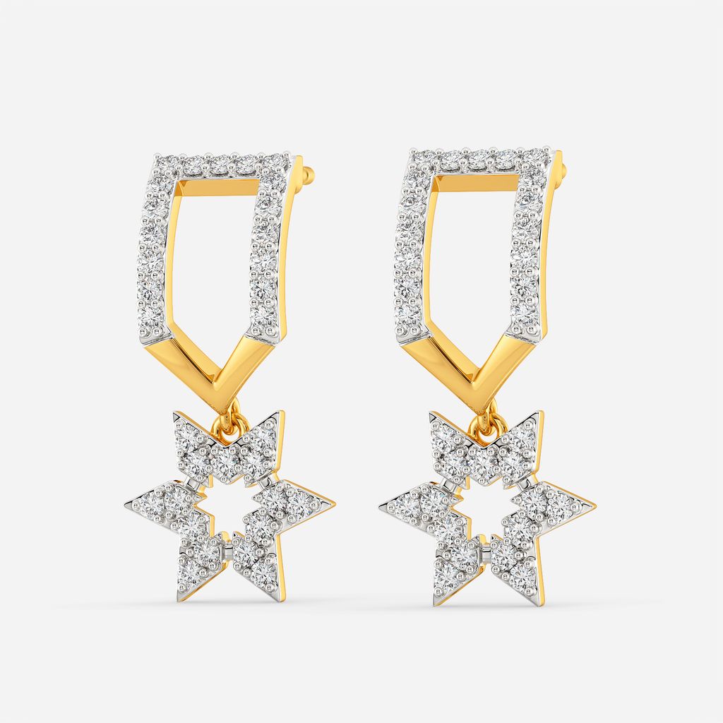 Loud N Logo Diamond Earrings