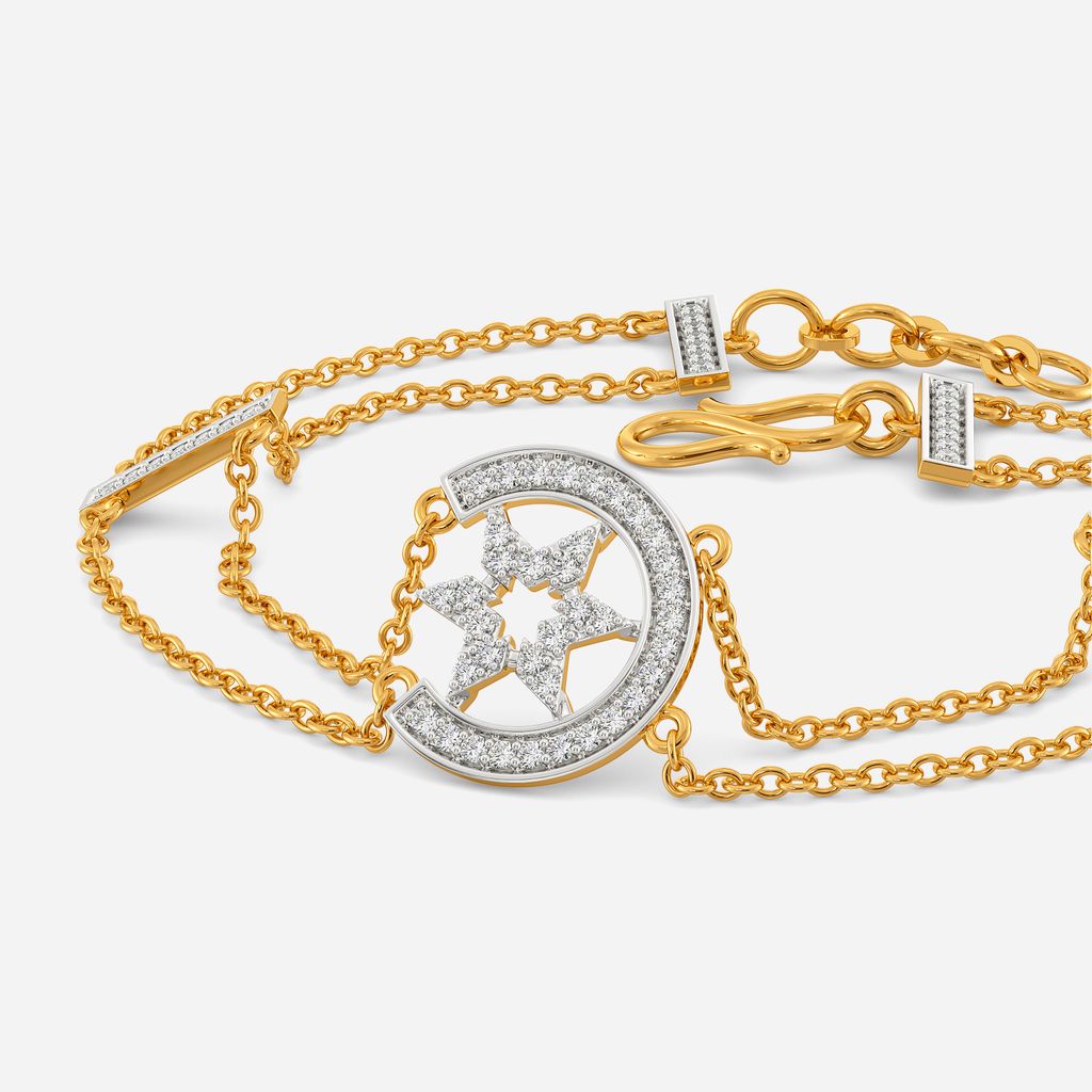 Symbol O Star Diamond Bracelets