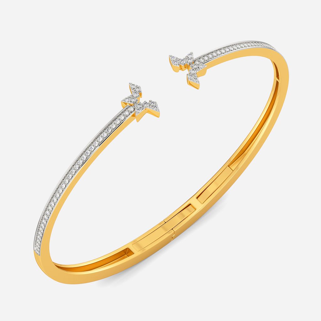 Symbol O Star Diamond Bangles