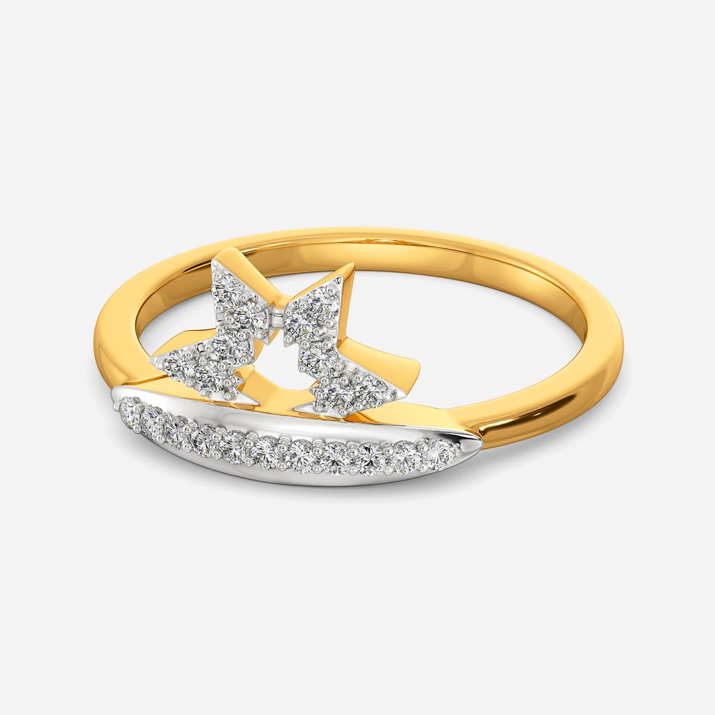 Logo Layered Diamond Rings alternate view 2