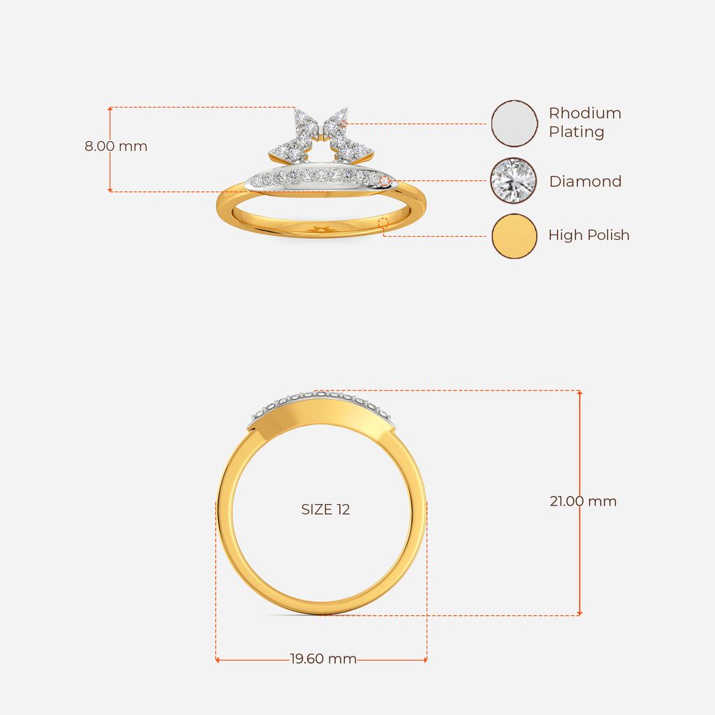 Logo Layered Diamond Rings image