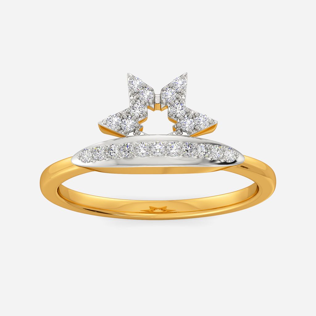 Logo Layered Diamond Rings alternate view 3