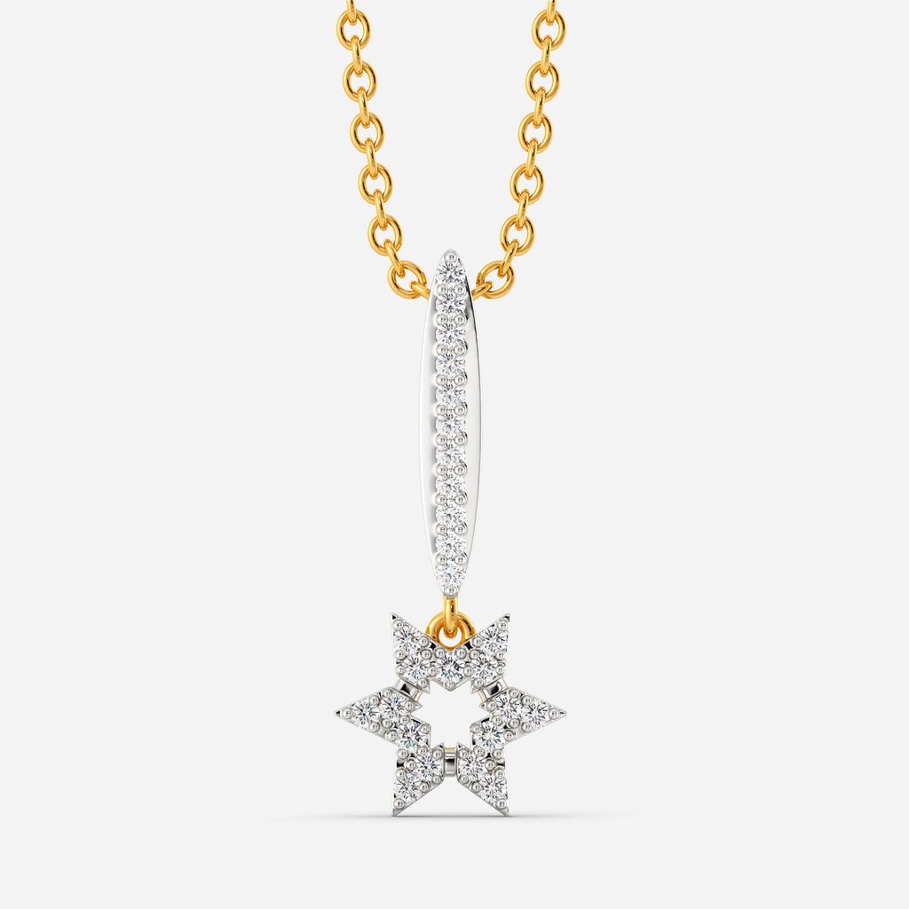 Star Crest Diamond Pendants