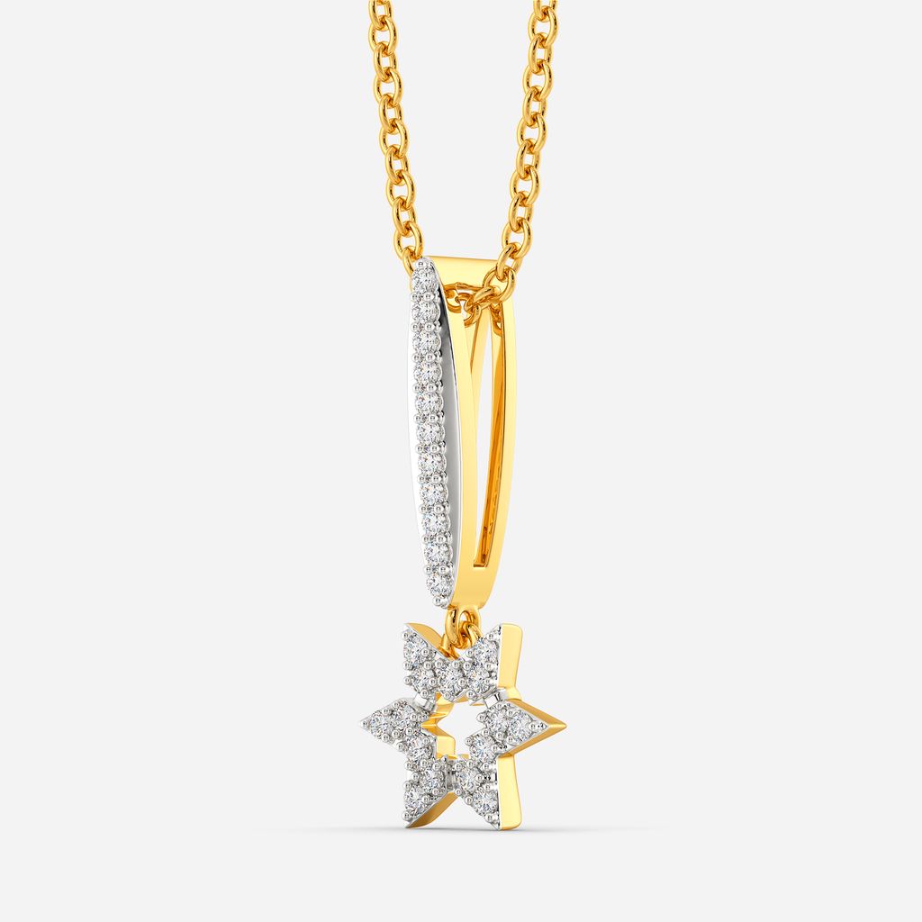 Star Crest Diamond Pendants