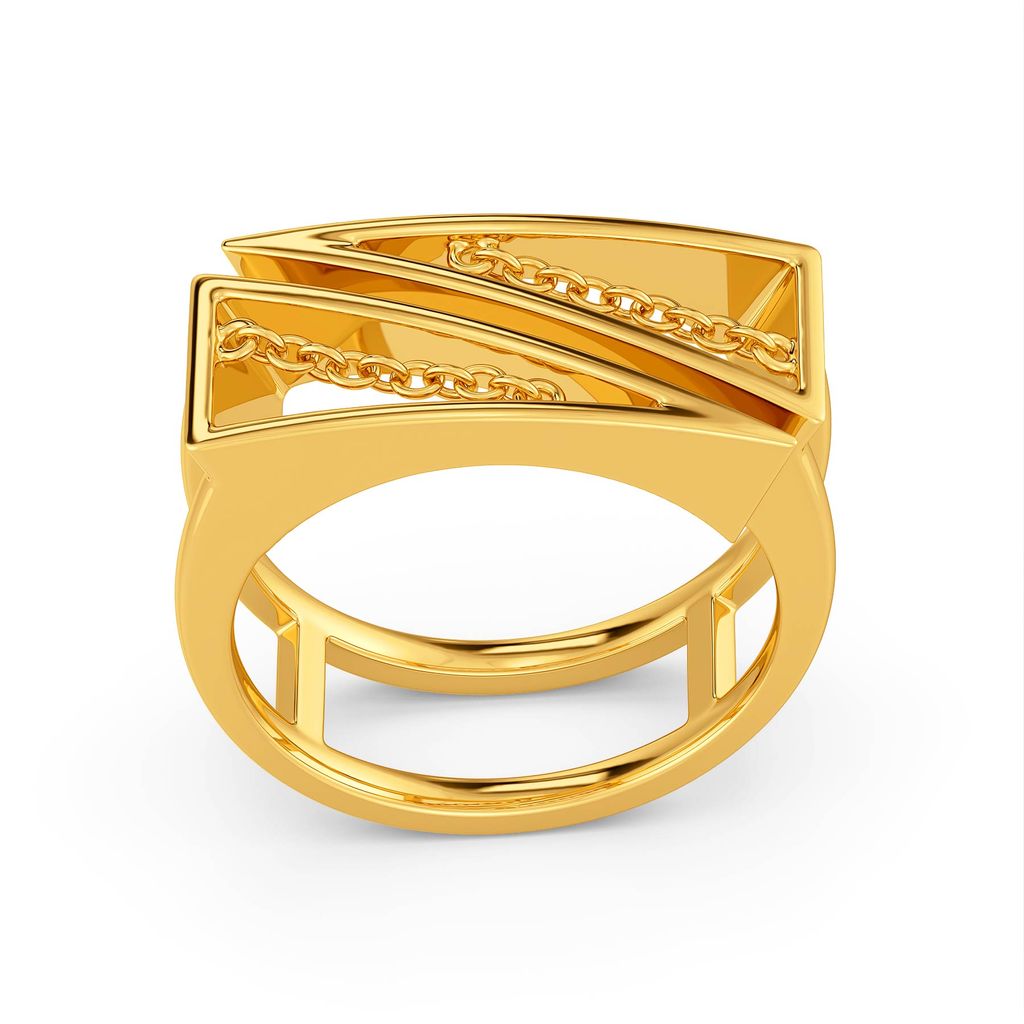 Leather Weather Gold Rings alternate view 2