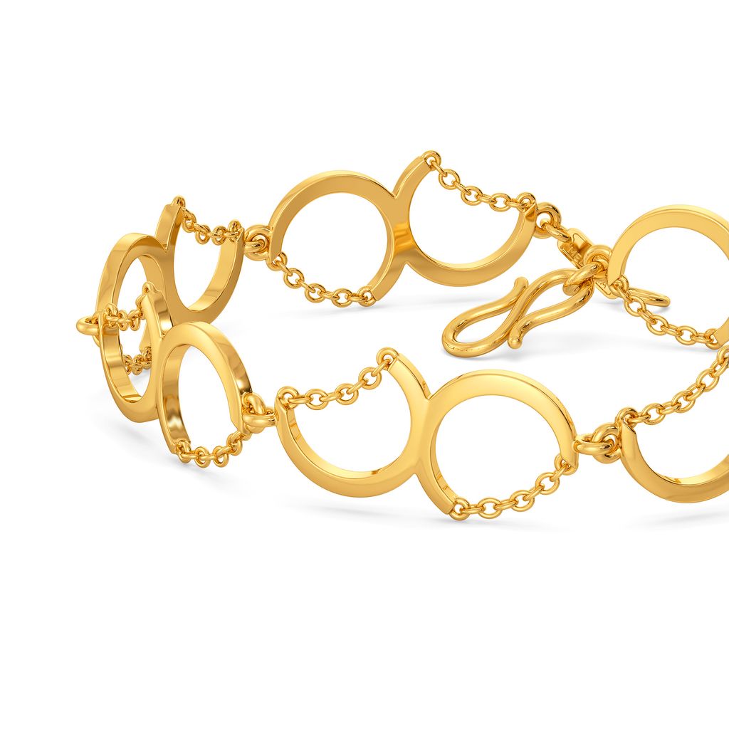 Hide in Bold Gold Bracelets