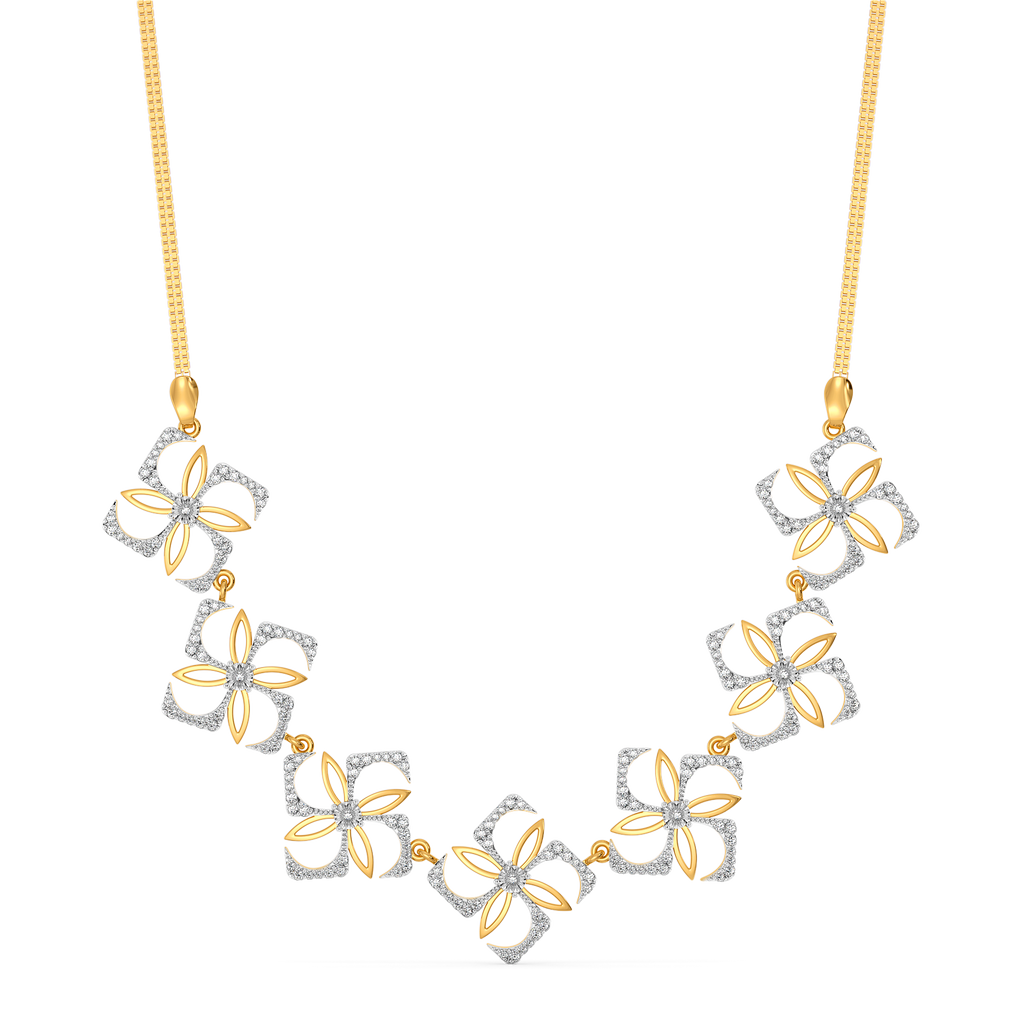 Dare to Bloom Diamond Necklaces
