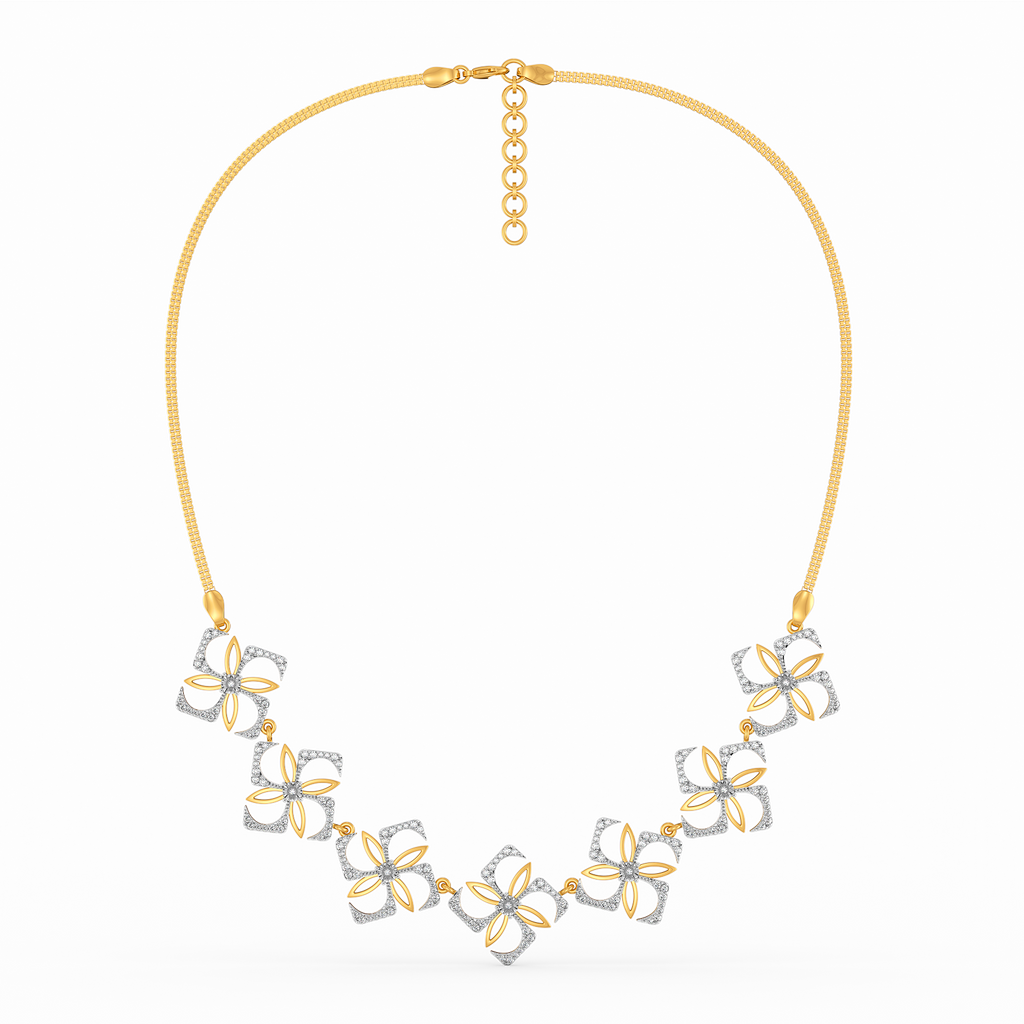 Dare to Bloom Diamond Necklaces