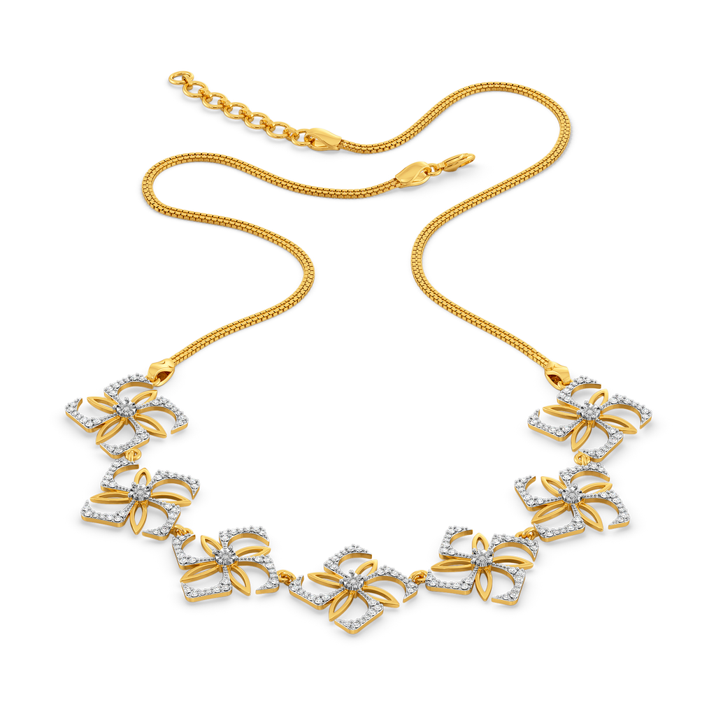 Dare to Bloom Diamond Necklaces