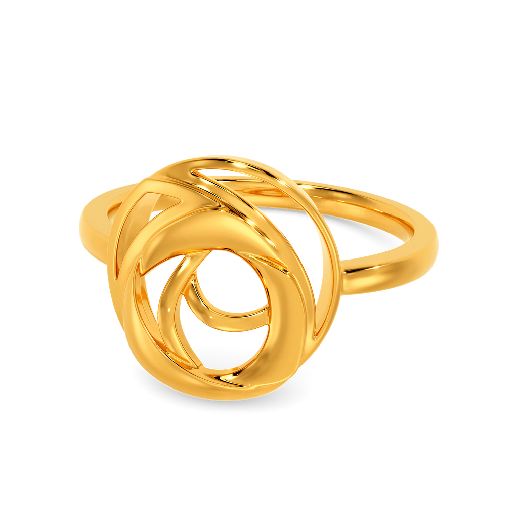 Artsy Bloom Gold Rings alternate view 2